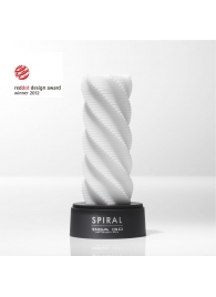 Белый 3D мастурбатор SPIRAL - Tenga - в Калининграде купить с доставкой