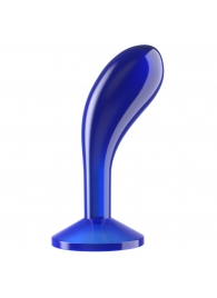 Синяя анальная втулка Flawless Clear Prostate Plug 6.0 - 15 см. - Lovetoy - в Калининграде купить с доставкой