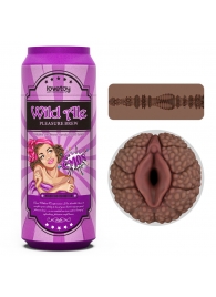 Коричневый мастурбатор-вагина Pleasure Brew Masturbator-Wild Ale в банке - Lovetoy - в Калининграде купить с доставкой