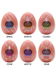 Набор из 6 мастурбаторов-яиц Tenga Egg Variety Pack V - Tenga - в Калининграде купить с доставкой