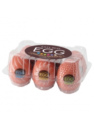 Набор из 6 мастурбаторов-яиц Tenga Egg Variety Pack V - Tenga - в Калининграде купить с доставкой