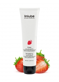 Лубрикант на водной основе Nuei Inlube с алоэ вера и ароматом клубники - 100 мл. - Nuei cosmetics - купить с доставкой в Калининграде