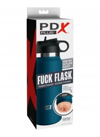 Мастурбатор-вагина в синей колбе F*ck Flask - Pipedream - в Калининграде купить с доставкой