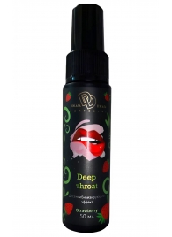 Спрей для горла Deep Throat с десенсибилизирующим эффектом и вкусом клубники - 50 мл. - БиоМед - купить с доставкой в Калининграде