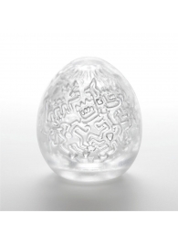 Мастурбатор-яйцо Keith Haring EGG PARTY - Tenga - в Калининграде купить с доставкой