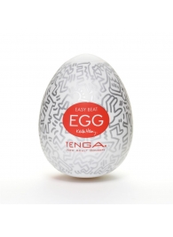 Мастурбатор-яйцо Keith Haring EGG PARTY - Tenga - в Калининграде купить с доставкой
