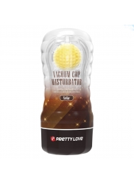 Прозрачный текстурированный мастурбатор Vacuum Cup Masturbator Stellar - Baile - в Калининграде купить с доставкой