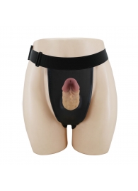 Полый страпон на регулируемых трусиках Houston - 17,5 см. - Baile - купить с доставкой в Калининграде