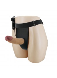 Полый вибрострапон на регулируемых трусиках Draven - 17,5 см. - Baile - купить с доставкой в Калининграде