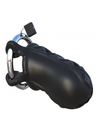 Черный замок верности Extreme Silicone Cock Blocker - Pipedream - купить с доставкой в Калининграде