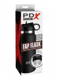 Черный мастурбатор в виде бутылки Fap Flask - Pipedream - в Калининграде купить с доставкой