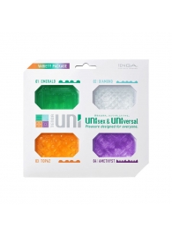Набор из 4 мастурбаторов-стимуляторов Tenga Uni Variety Pack - Tenga - в Калининграде купить с доставкой