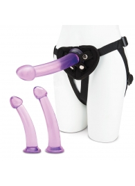 Тренировочный набор с тремя насадками Pegging Training Set - Lux Fetish - купить с доставкой в Калининграде