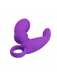 Фиолетовый вибромассажёр для массажа простаты Cayla - 11,2 см. - Baile - в Калининграде купить с доставкой