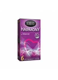 Презервативы с рёбрышками Domino Harmony - 6 шт. - Domino - купить с доставкой в Калининграде