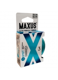 Презервативы Maxus G spot с двойной спиралью - 3 шт. - Maxus - купить с доставкой в Калининграде