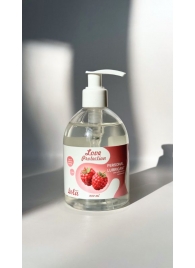 Лубрикант на водной основе Love Protection Raspberry с ароматом малины - 300 мл. - Lola Games - купить с доставкой в Калининграде