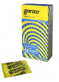 Классические презервативы с обильной смазкой Ganzo Classic - 12 шт. - Ganzo - купить с доставкой в Калининграде