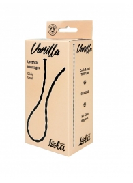 Черный уретральный массажер Glide Small - 30 см. - Lola Games - купить с доставкой в Калининграде