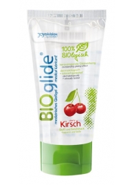 Гель-лубрикант на водной основе с ароматом вишни BIOglide Kirsch - 80 мл. - Joy Division - купить с доставкой в Калининграде
