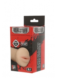 Нежный мастурбатор-ротик REALSTUFF 5INCH MASTURBATOR BJ - Dream Toys - в Калининграде купить с доставкой