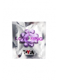 Мягкая фиолетовая гелевая насадка - Toyfa Basic - в Калининграде купить с доставкой