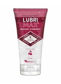Интимный гель-смазка на водной основе Lubrimax Magic Cherry - 75 мл. - ИнтелБИО - купить с доставкой в Калининграде