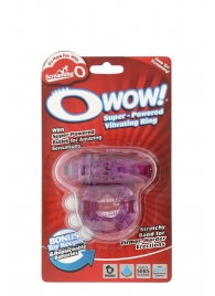 Фиолетовое эрекционное виброкольцо OWOW PURPLE - Screaming O - в Калининграде купить с доставкой