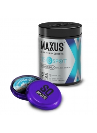 Гладкие презервативы Maxus G spot с двойной спиралью - 15 шт. - Maxus - купить с доставкой в Калининграде
