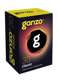 Классические презервативы с обильной смазкой Ganzo Classic - 30 шт. - Ganzo - купить с доставкой в Калининграде