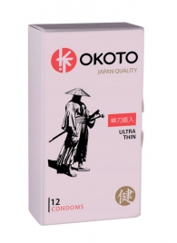 Тонкие презервативы OKOTO Ultra Thin - 12 шт. - Sitabella - купить с доставкой в Калининграде