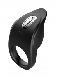Черное эрекционное виброкольцо Vibro Lust Ring - MALESATION - в Калининграде купить с доставкой