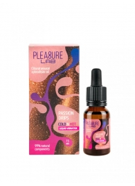 Жидкий вибратор Passion Drips Cold n Hot - 15 мл. - Pleasure Lab - купить с доставкой в Калининграде
