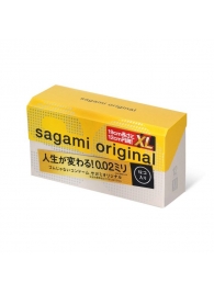 Презервативы увеличенного размера Sagami Original 0.02 XL-size - 12 шт. - Sagami - купить с доставкой в Калининграде