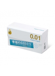 Увлажнённые презервативы Sagami Original 0.01 Extra Lub - 12 шт. - Sagami - купить с доставкой в Калининграде