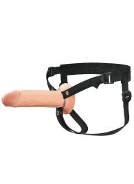 Полый страпон на ремнях 8’’ Hollow Silicone Strap-on - Pipedream - купить с доставкой в Калининграде