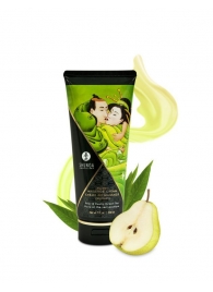 Массажный крем для тела с ароматом груши и зелёного чая Pear   Exotic Green Tea - 200 мл. - Shunga - купить с доставкой в Калининграде