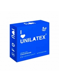 Классические презервативы Unilatex Natural Plain - 3 шт. - Unilatex - купить с доставкой в Калининграде