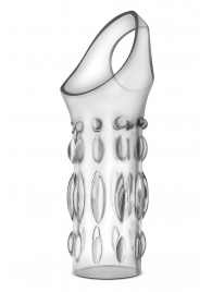 Прозрачная насадка на пенис Stretchy Studded Penis Sleeve Ring - Blush Novelties - в Калининграде купить с доставкой