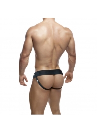 Телесный фаллопротез на черных эластичных ремнях 7 Inch Hollow Strap On - 17 см. - Blush Novelties - купить с доставкой в Калининграде