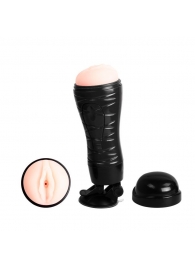 Мастурбатор-вагина Flora с присоской в основании - Baile - в Калининграде купить с доставкой