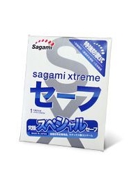 Презерватив Sagami Xtreme Ultrasafe с двойным количеством смазки - 1 шт. - Sagami - купить с доставкой в Калининграде