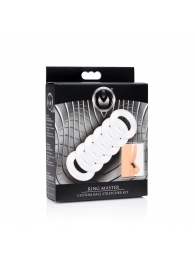 Комплект из 6 прозрачных эрекционных колец Ring Master Custom Ball Stretcher Kit - XR Brands - в Калининграде купить с доставкой
