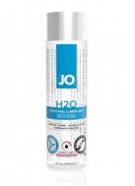 Возбуждающий лубрикант на водной основе JO Personal Lubricant H2O Warming - 120 мл. - System JO - купить с доставкой в Калининграде