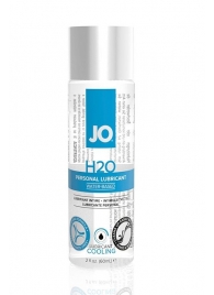 Охлаждающий лубрикант на водной основе JO Personal Lubricant H2O COOLING - 60 мл. - System JO - купить с доставкой в Калининграде