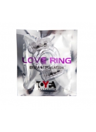 Прозрачное виброкольцо с двумя вибропульками - Toyfa Basic - в Калининграде купить с доставкой