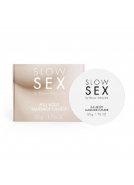 Массажная свеча для всего тела Slow Sex - 50 гр. - Bijoux Indiscrets - купить с доставкой в Калининграде