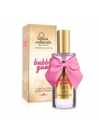 Разогревающее массажное масло Light My Fire Bubble Gum с ароматом бабл-гам - 100 мл. - Bijoux Indiscrets - купить с доставкой в Калининграде