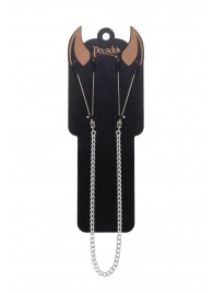 Зажимы на соски «Вилки» на цепочке - Pecado - купить с доставкой в Калининграде