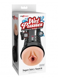 Мастурбатор-вагина в колбе Super Juicy Snatch - Pipedream - в Калининграде купить с доставкой